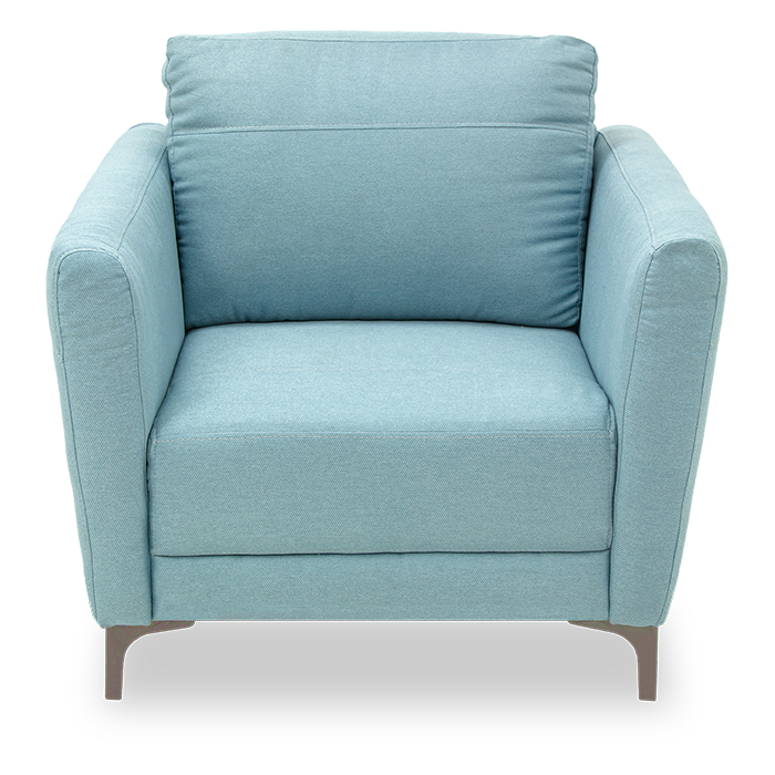 Sillon  Tela Azul Claro Iri | Sillones y Ottomanes | salas